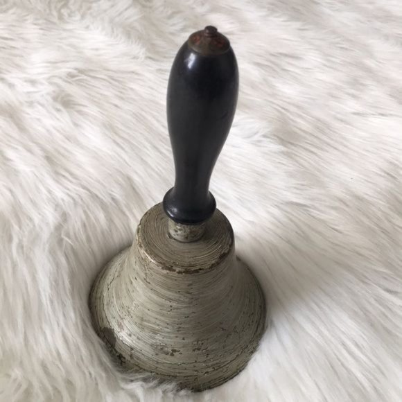 Antique School Bell - Picture 3 of 4